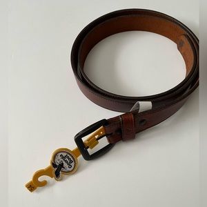 Georgia Boot Genuine Leather mens belt brown, size 54
